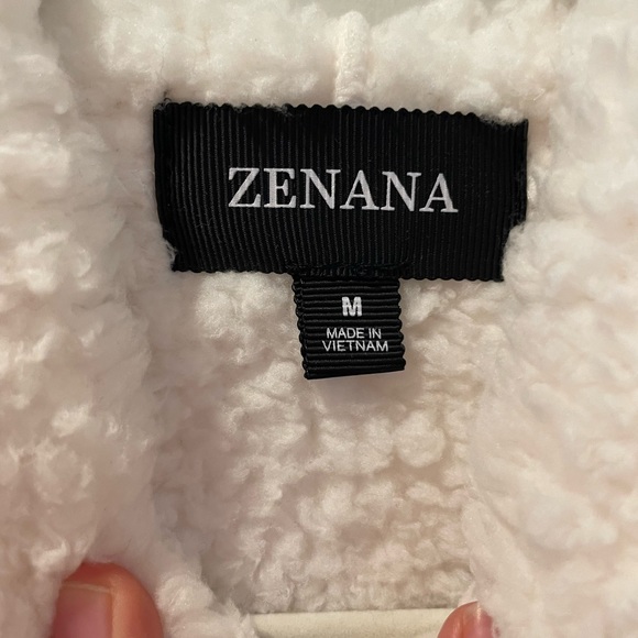 white teddy vest - Picture 2 of 7